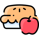 pie de manzana icon