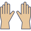 guantes de la mano icon