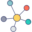 estructura molecular icon