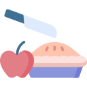 pie de manzana icon