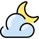 noche nublada icon