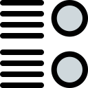 contorno circular icon