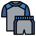 ropa de deporte icon