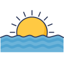 puesta de sol icon