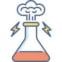 reacción química icon