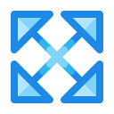 flechas diagonales icon