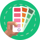 paleta de color icon