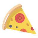 Pizza slice prettycons Lineal icon