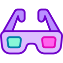 gafas 3d icon