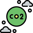 nube de co2 icon