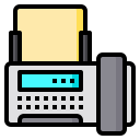 máquina de fax icon