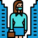 mujer de negocios icon