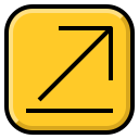 diagonal icon