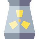 energía nuclear icon