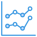 gráfico de linea icon