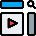 visualización de vídeo icon