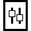 simbolo dell'interfaccia delle impostazioni del documento icona