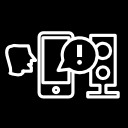 sistema de vigilancia conectado con parlantes de audio y teléfono celular. 