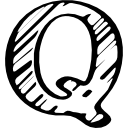 logo de letra esbozada de quora 