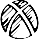 esboço do logotipo do xbox 