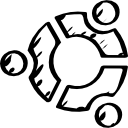 logotipo esbozado de ubuntu 