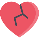 corazón roto icon