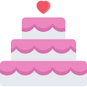 pastel de boda icon