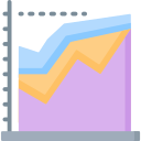 gráfico de linea icon