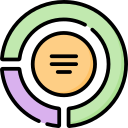 gráfico circular icon