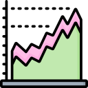 gráfico de linea icon