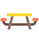 mesa de picnic icon