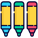 lapices de colores icon