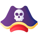 sombrero pirata icon