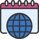 cuadrícula de globo icon