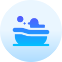 bañera de bebé icon