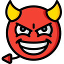 Devil head with horns - Free people icons