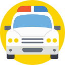 coche de policía icon