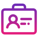 tarjeta de identificación icon