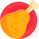 pollo frito icon