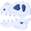 Dinosaur skull icon