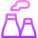 la contaminación del aire icon