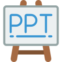 archivo de microsoft powerpoint icon