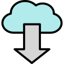 descarga en la nube icon