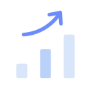 gráfico de crecimiento icon