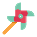 Toy windmill icon