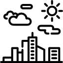 paisaje urbano icon