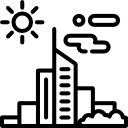 paisaje urbano icon