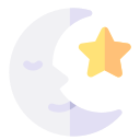 luna y estrellas