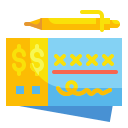 cheque bancario icon