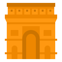 arco del triunfo icon